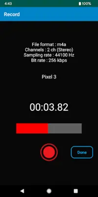 Recorder android App screenshot 1